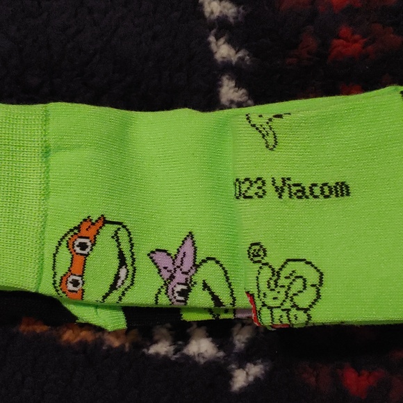 Teenage Mutant Ninja Turtles® Mens Crew Socks 2-Pack  NWT - Picture 3 of 3